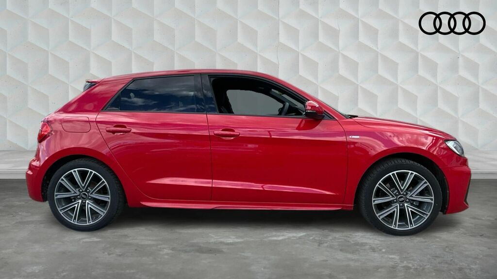 Audi A1 1.0 Tfsi 30 S Line Sportback S Tronic Euro 6 5-Doo DG25WZO Red #4