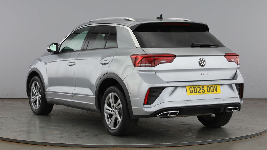 Volkswagen T-Roc Tsi R-line Euro 6 5-Door GD25OOV Silver #3