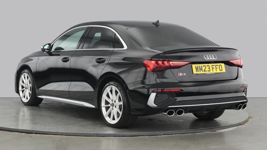 Audi S3 2.0 Tfsi S Tronic Quattro Euro 6 4-Door WM23FFO Black #3