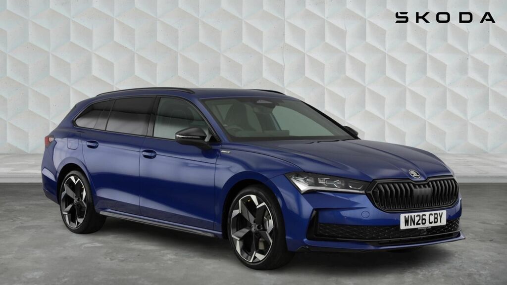 Skoda Superb 2.0 Tdi Sportline Dsg 4Wd Euro 6 5-Door Blue