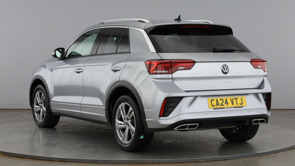 Volkswagen T-Roc Tsi R-line Euro 6 5-Door CA24VTJ Silver #3