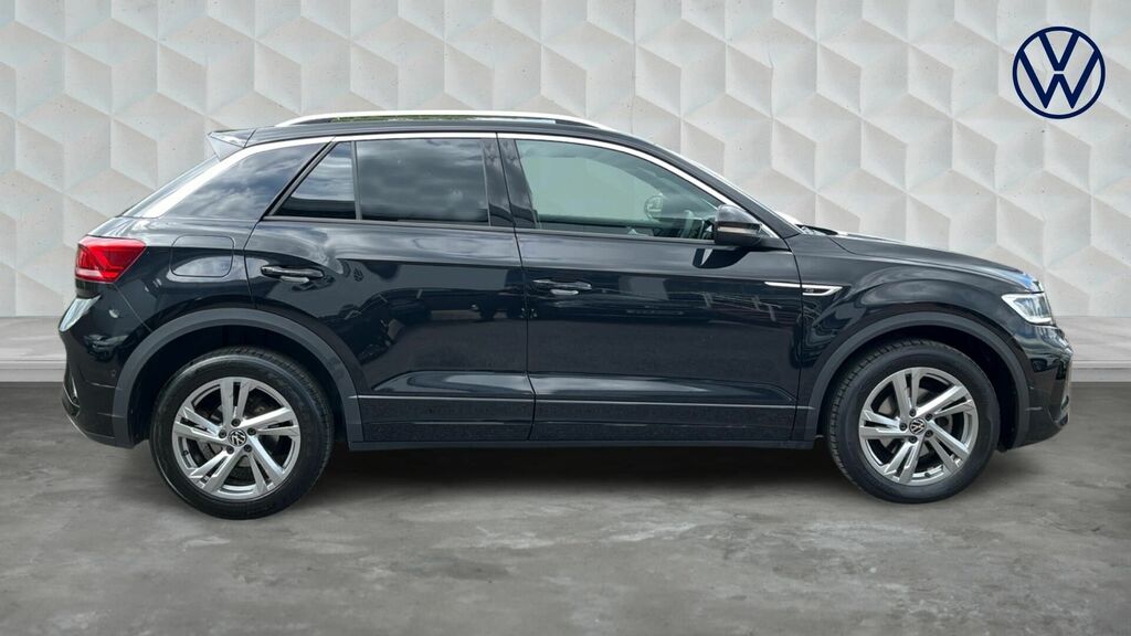 Volkswagen T-Roc Tsi R-line Euro 6 5-Door WP22HNF Black #4