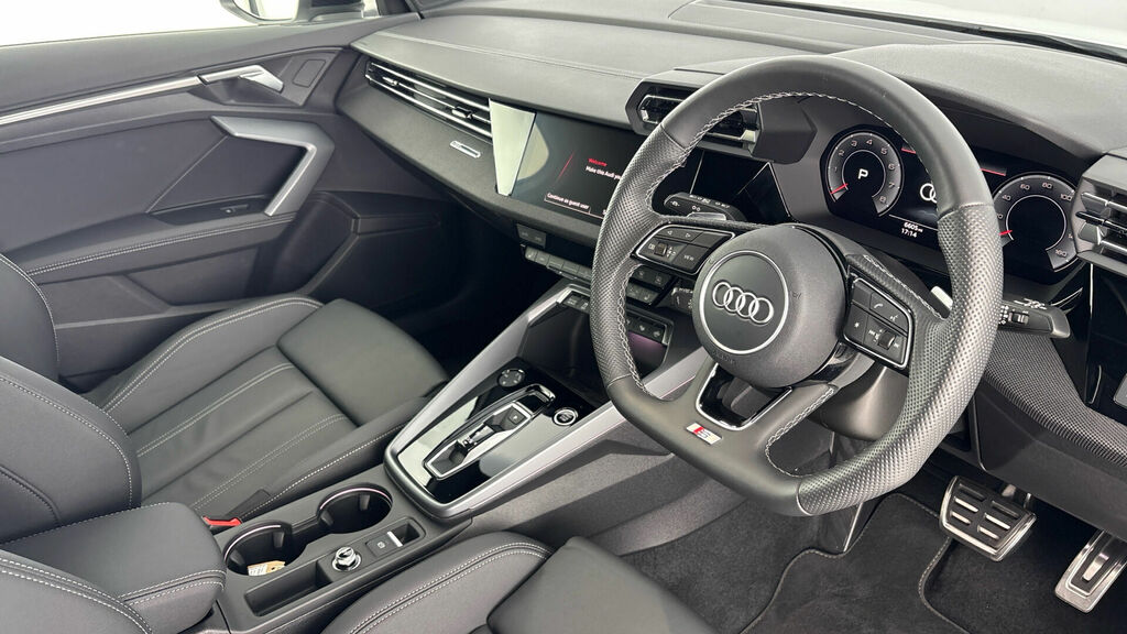 Audi A3 Tfsi Black Edition Sportback S Tronic Euro 6 5-Doo DC25WYX White #6