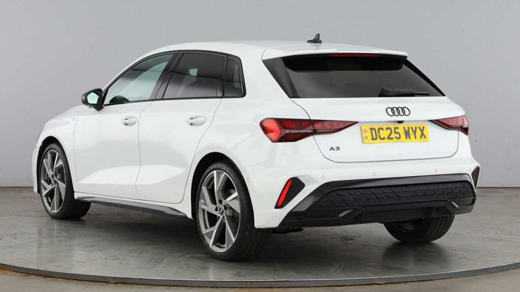 Audi A3 Tfsi Black Edition Sportback S Tronic Euro 6 5-Doo DC25WYX White #3