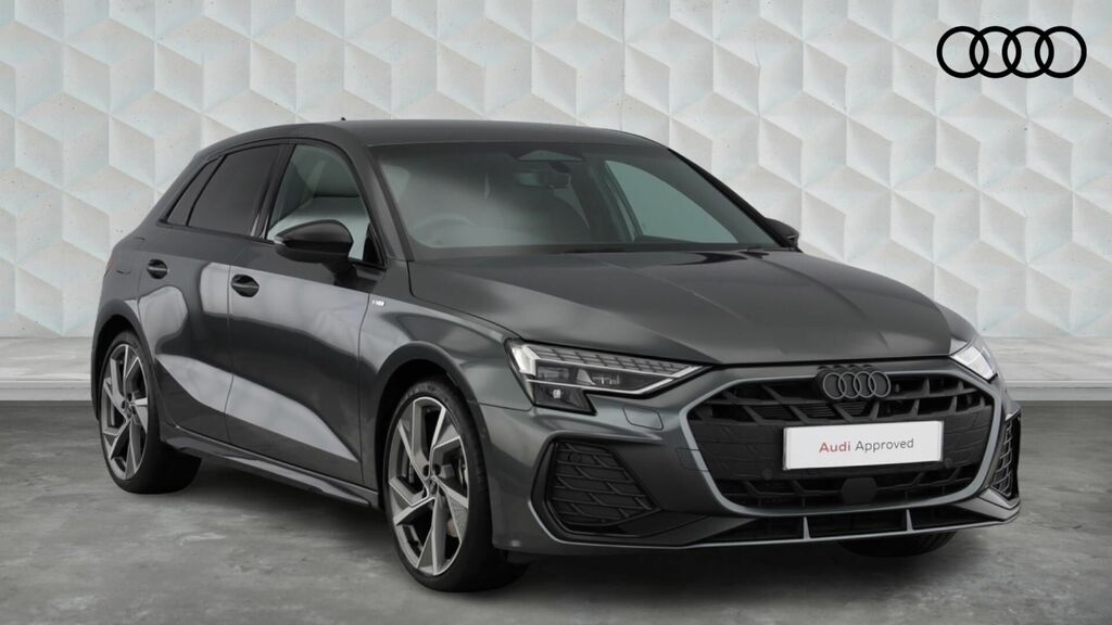 Audi A3 Tfsi Black Edition Sportback S Tronic Euro 6 5-Doo Grey