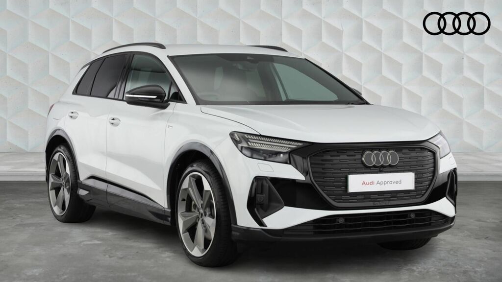 Audi Q4 E Tron 45 Black Edition Quattro 5-Door 82Kwh White