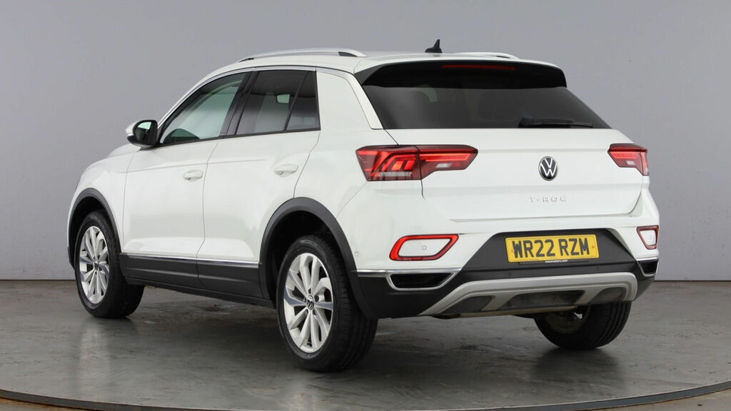 Volkswagen T-Roc Tsi Style Euro 6 5-Door WR22RZM White #3
