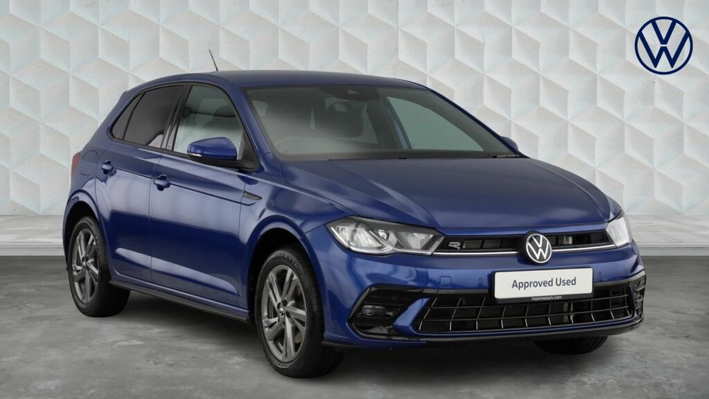 Volkswagen Polo 1.0 Tsi R-line Dsg Euro 6 5-Door Blue