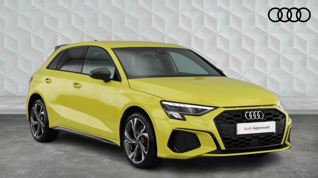 Audi A3 Tfsie 45 S Line Competition Sportback S Tronic Eur Yellow