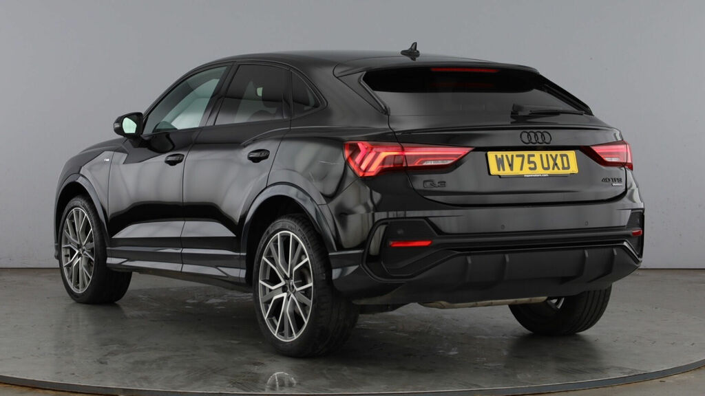 Audi Q3 2.0 Tfsi 40 Black Edition Sportback S Tronic Quatt WV75UXD Black #3