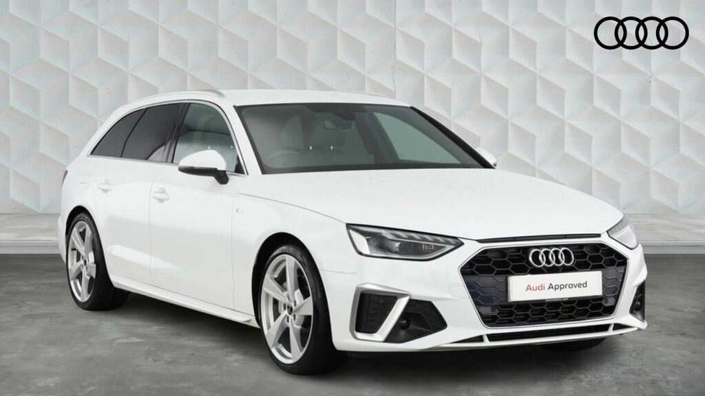 Audi A4 Avant 2.0 Tfsi 40 S Line S Tronic Euro 6 5-Door White