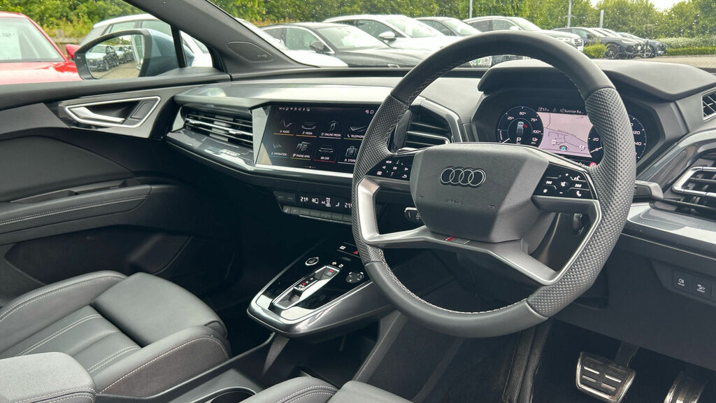 Audi Q4 E Tron 45 S Line 5-Door 82Kwh KY25CHF Blue #6