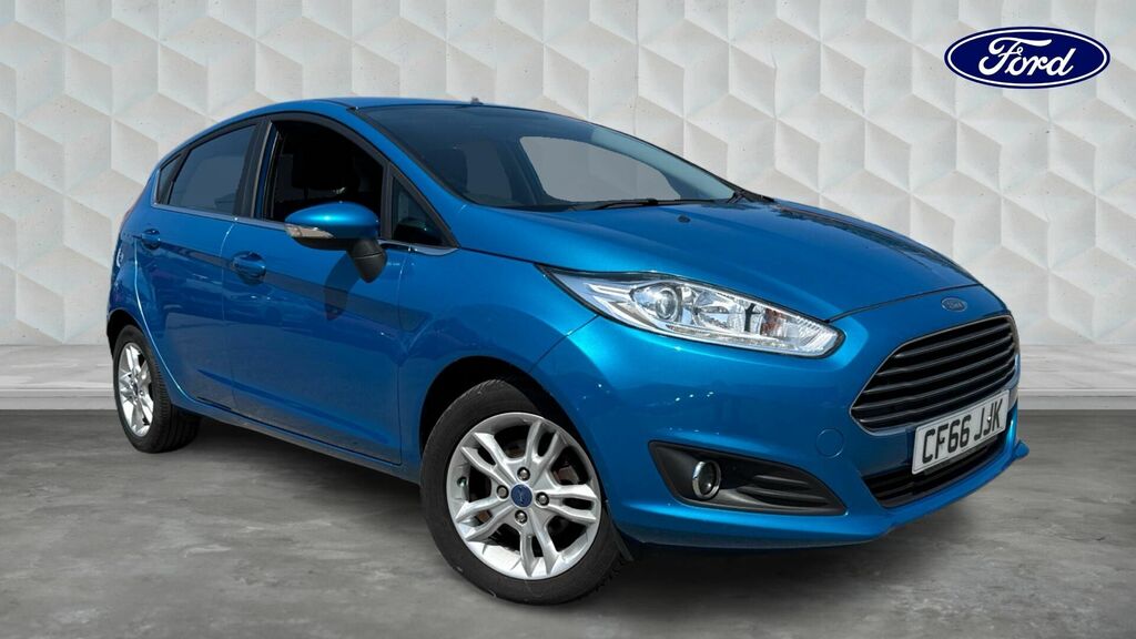 Ford Fiesta 1.0T Ecoboost Zetec Euro 6 5-Door Blue