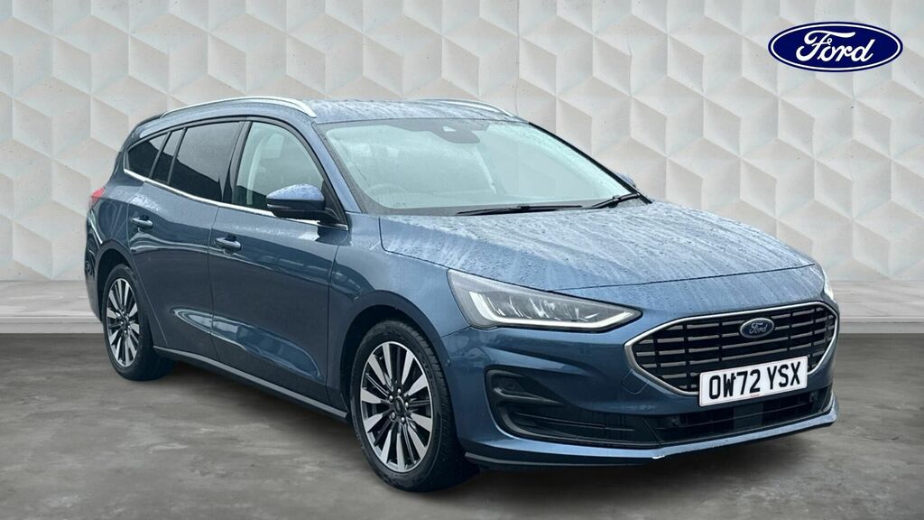 Ford Focus 1.0T Ecoboost Mhev Titanium X Edition Euro 6 5-Doo OW72YSX Blue