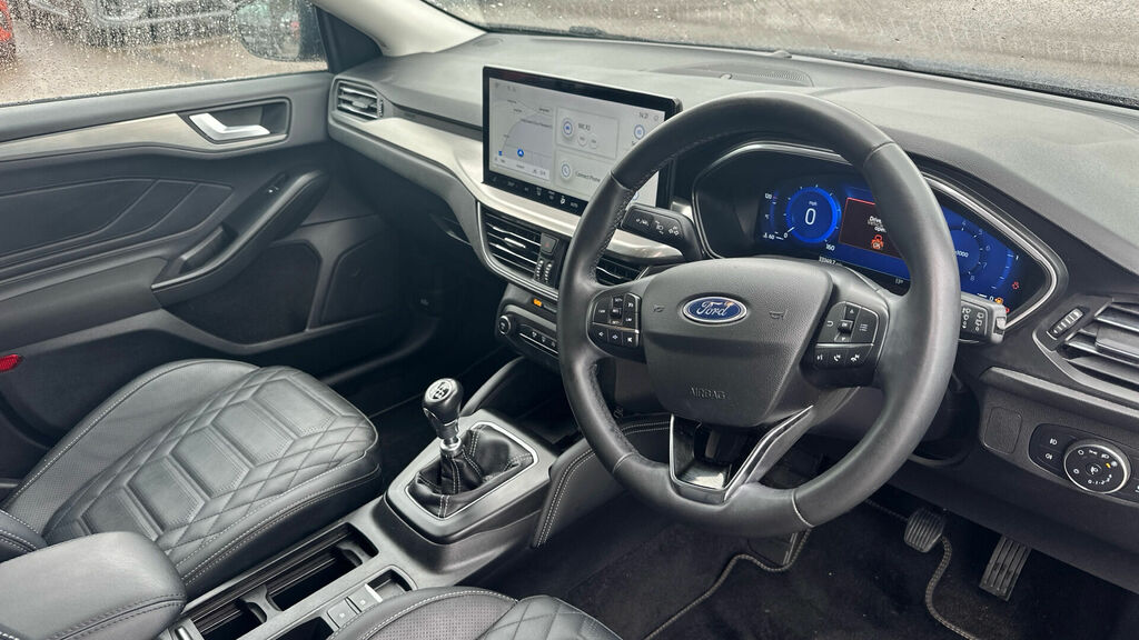 Ford Focus 1.0T Ecoboost Mhev Titanium X Edition Euro 6 5-Doo OW72YSX Blue #6