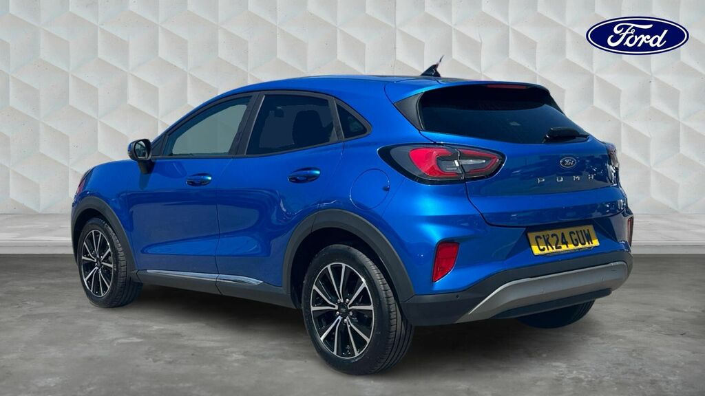 Ford Puma 1.0T Ecoboost Mhev Titanium Euro 6 5-Door CK24GUW Blue #3