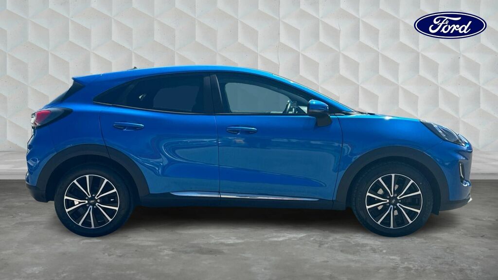 Ford Puma 1.0T Ecoboost Mhev Titanium Euro 6 5-Door CK24GUW Blue #4