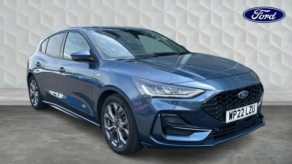Ford Focus 1.0T Ecoboost St-line Euro 6 5-Door Blue
