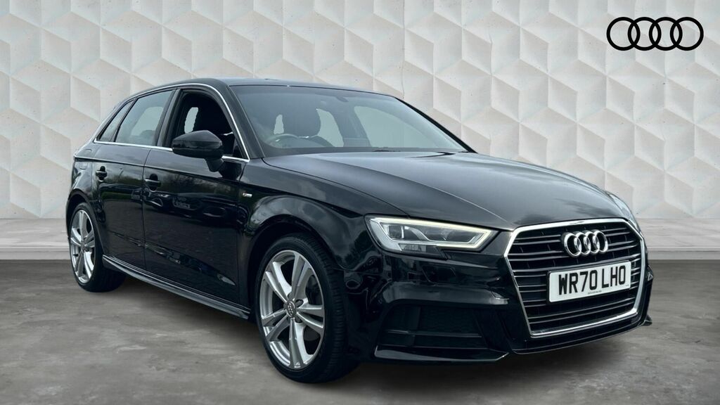 Audi A3 Tfsi 35 S Line Sportback Euro 6 5-Door Black