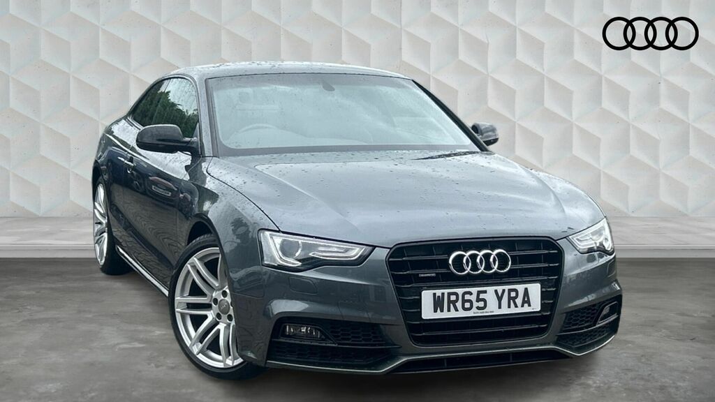 Audi A5 2.0 Tdi Black Edition Plus Quattro Euro 6-Door Grey