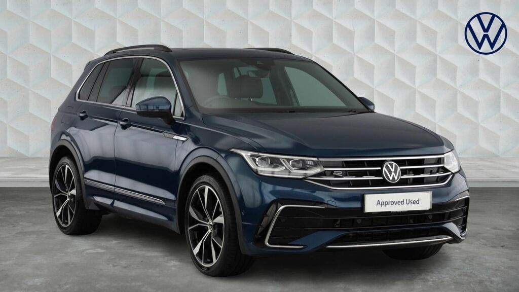 Volkswagen Tiguan 2.0 Tdi R-line Dsg Euro 6 5-Door Blue