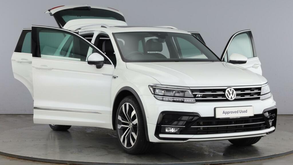 Volkswagen Tiguan 2.0 Tdi R-line Tech Dsg Euro 6 5-Door White #6