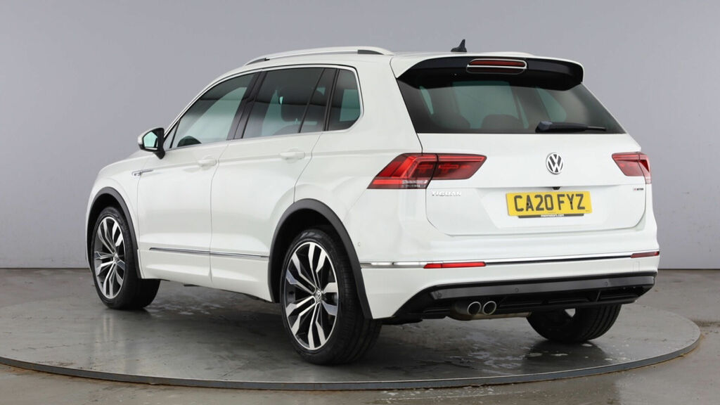 Volkswagen Tiguan 2.0 Tdi R-line Tech Dsg Euro 6 5-Door White #3