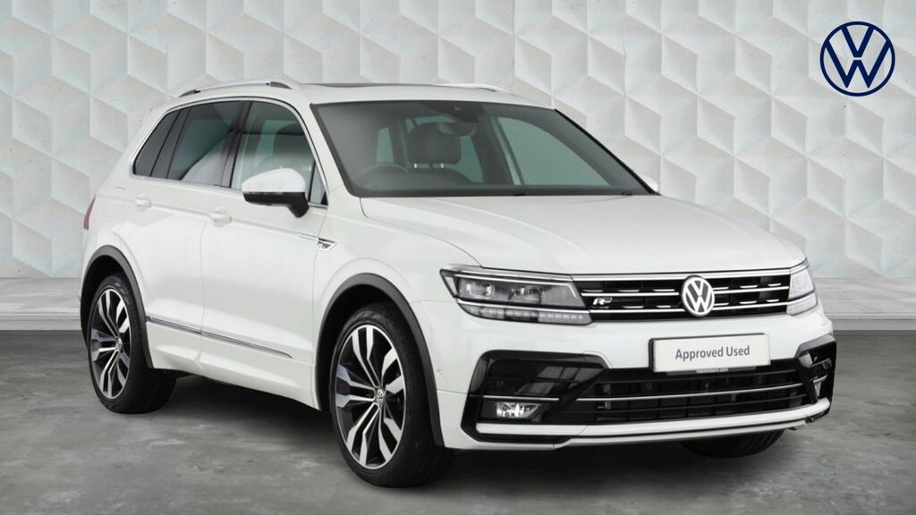 Volkswagen Tiguan 2.0 Tdi R-line Tech Dsg Euro 6 5-Door White
