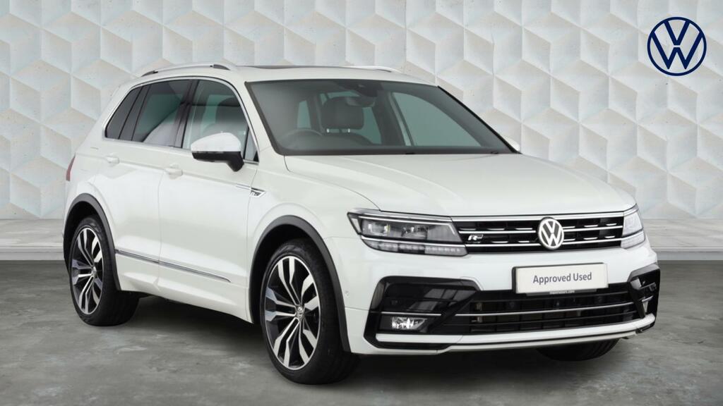 Volkswagen Tiguan 2.0 Tdi R-line Tech Dsg Euro 6 5-Door White