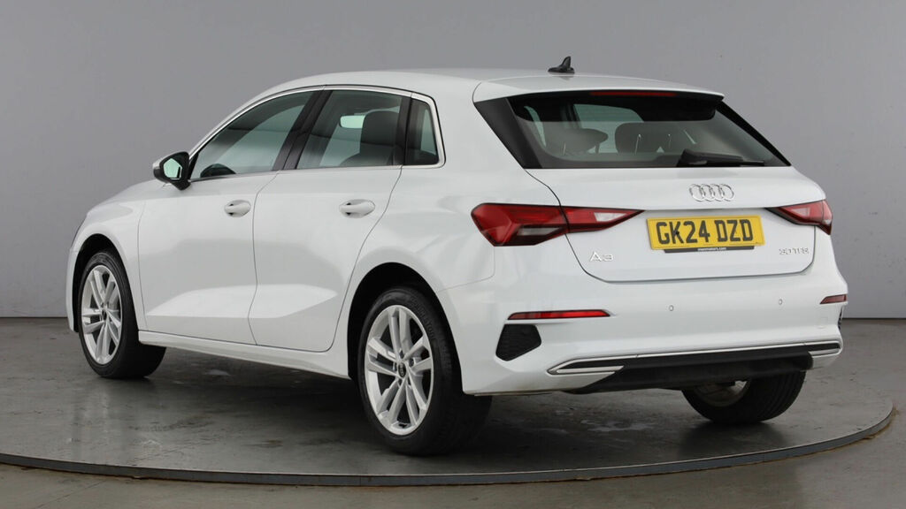 Audi A3 1.0 Tfsi 30 Sport Sportback S Tronic Euro 6 5-Door GK24DZD White #3