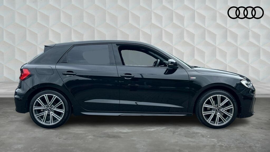 Audi A1 1.0 Tfsi 30 S Line Sportback S Tronic Euro 6 5-Doo WV23YXJ Black #4