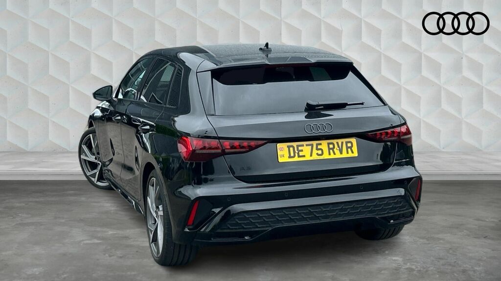 Audi A3 Tfsi Black Edition Sportback S Tronic Euro 6 5-Doo DE75RVR Black #3