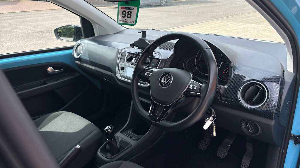 Volkswagen Up 1.0 Black Edition Euro 6 5-Door VE22MYT Blue #6