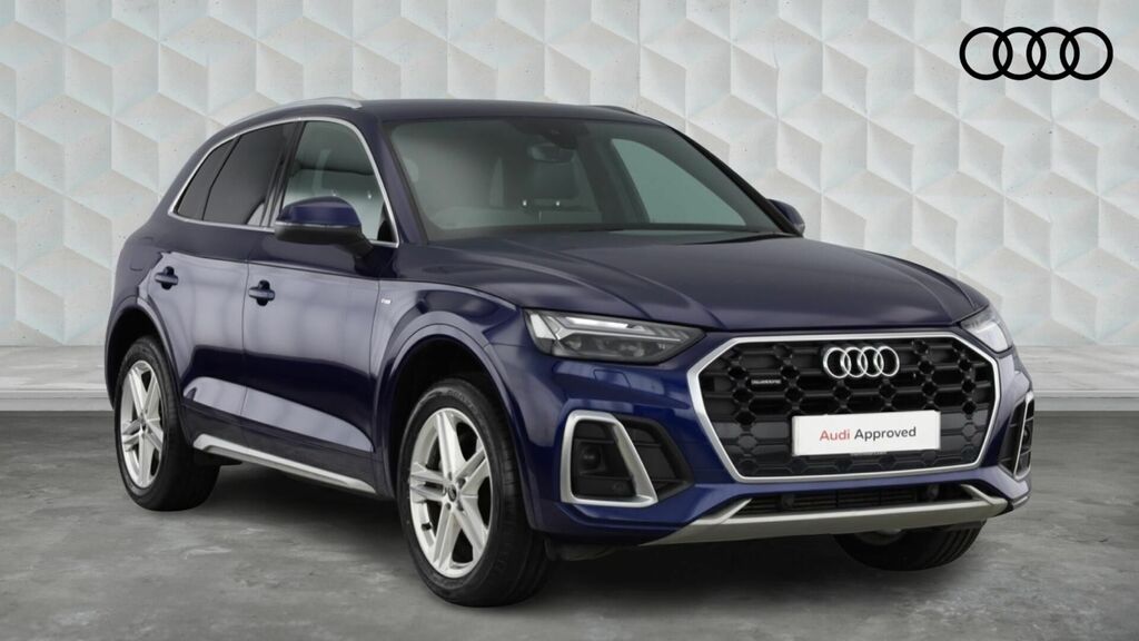 Audi Q5 2.0 Tfsi 45 S Line S Tronic Quattro Euro 6 5-Door Blue