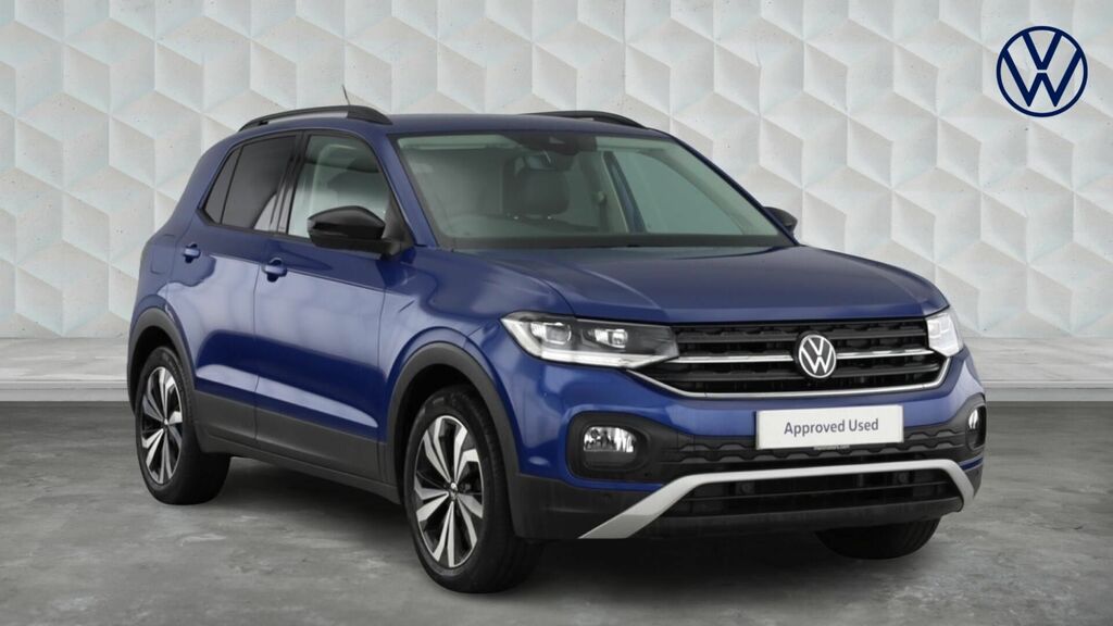 Volkswagen T-Cross 1.0 Tsi Black Edition Euro 6 5-Door Blue