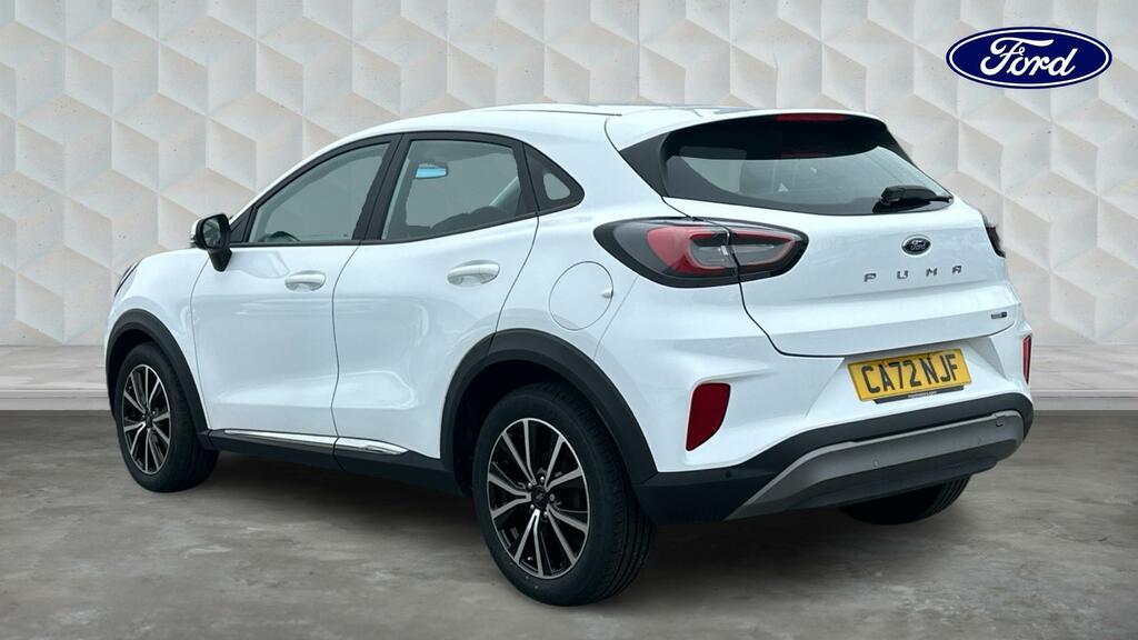Ford Puma 1.0T Ecoboost Mhev Titanium Euro 6 5-Door CA72NJF White #2