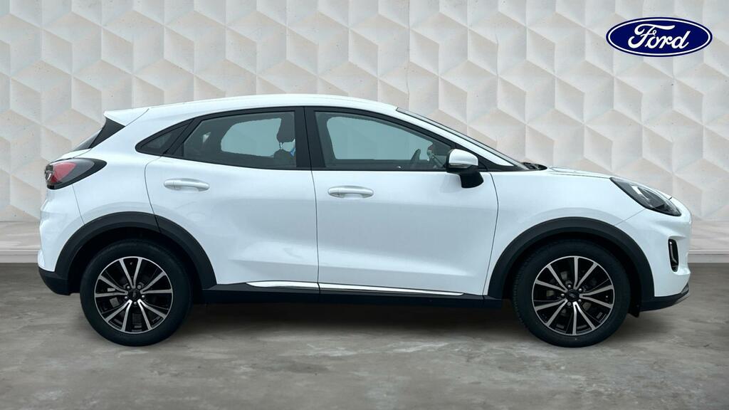 Ford Puma 1.0T Ecoboost Mhev Titanium Euro 6 5-Door CA72NJF White #3