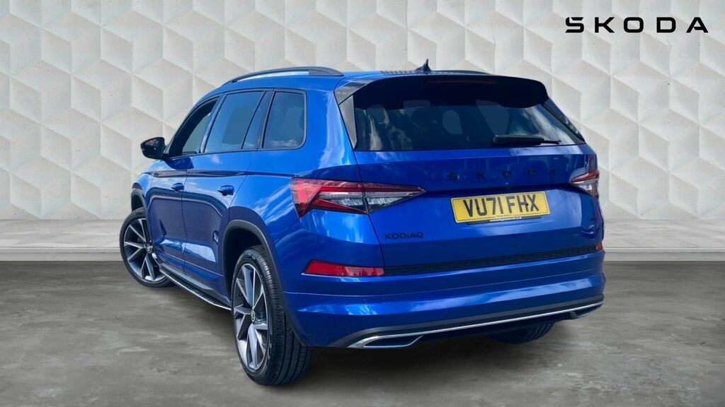Skoda Kodiaq 2.0 Tdi Sportline Dsg 4Wd Euro 6 5-Door 7 Seat VU71FHX Blue #3