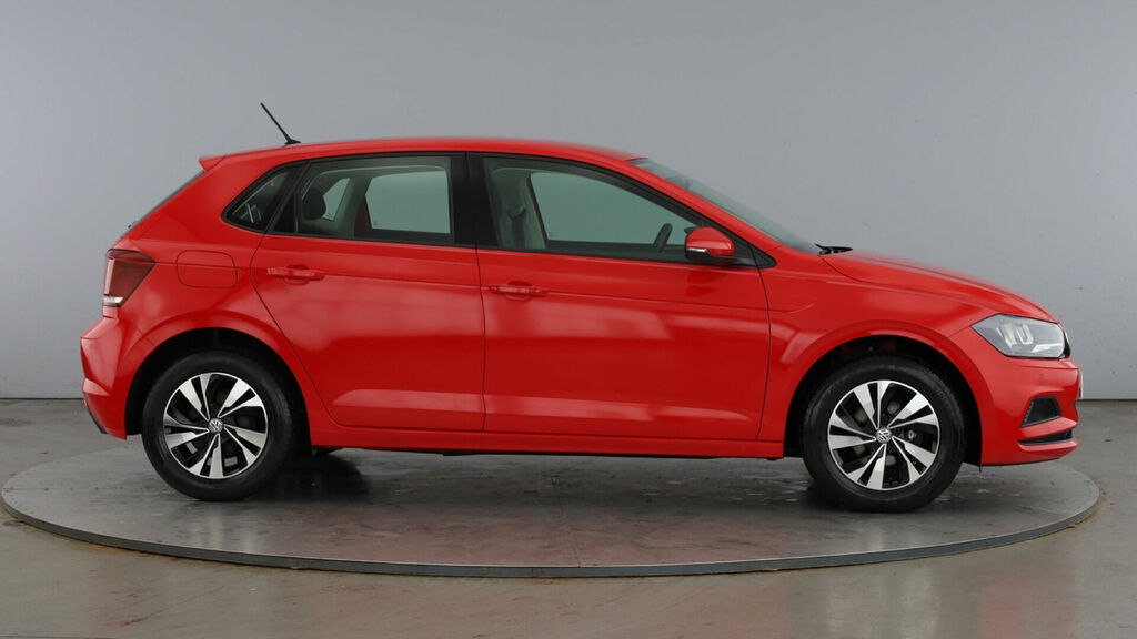 Volkswagen Polo 1.0 Tsi Se Euro 6 5-Door CE18LUZ Red #4