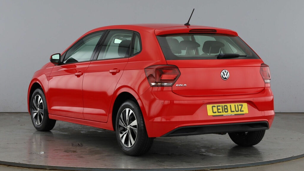 Volkswagen Polo 1.0 Tsi Se Euro 6 5-Door CE18LUZ Red #3