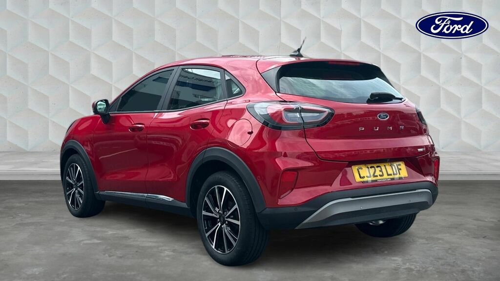 Ford Puma 1.0T Ecoboost Mhev Titanium Dct Euro 6 5-Door CJ23LDF Red #3