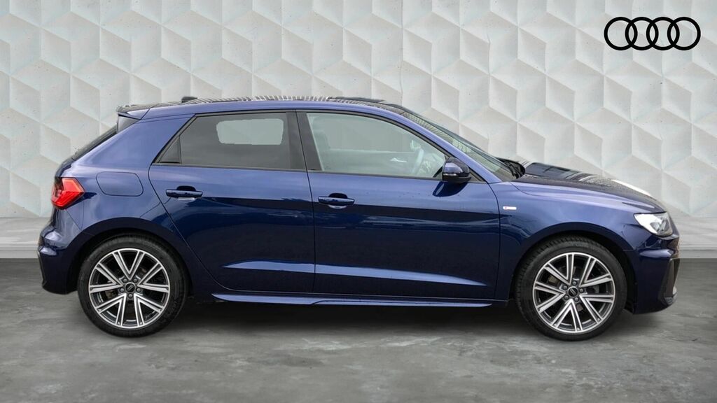 Audi A1 1.0 Tfsi 30 S Line Sportback S Tronic Euro 6 5-Doo VN74AMV Blue #4