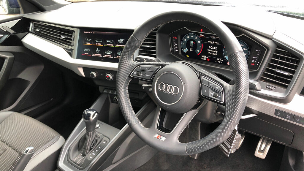 Audi A1 1.0 Tfsi 30 S Line Sportback S Tronic Euro 6 5-Doo VN74AMV Blue #6