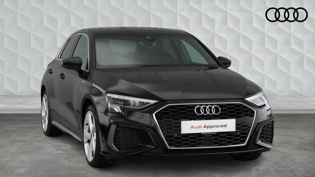Audi A3 1.0 Tfsi 30 S Line Sportback Euro 6 5-Door Black