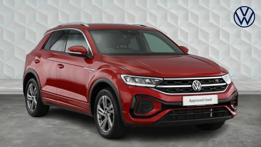 Volkswagen T-Roc Tsi R-line Euro 6 5-Door WR73RNO Red