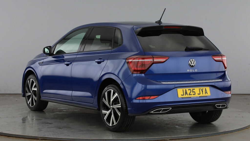 Volkswagen Polo 1.0 Tsi Black Edition Dsg Euro 6 5-Door JA25JYA Blue #3