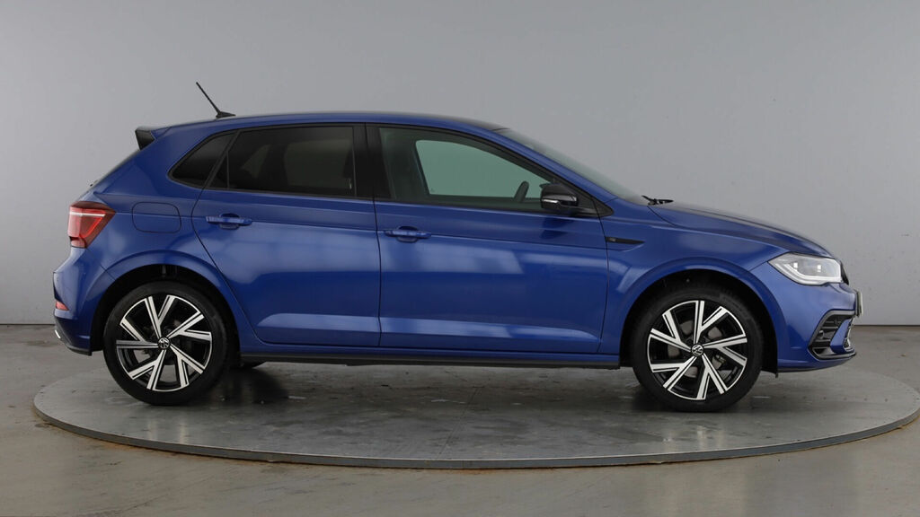 Volkswagen Polo 1.0 Tsi Black Edition Dsg Euro 6 5-Door JA25JYA Blue #4