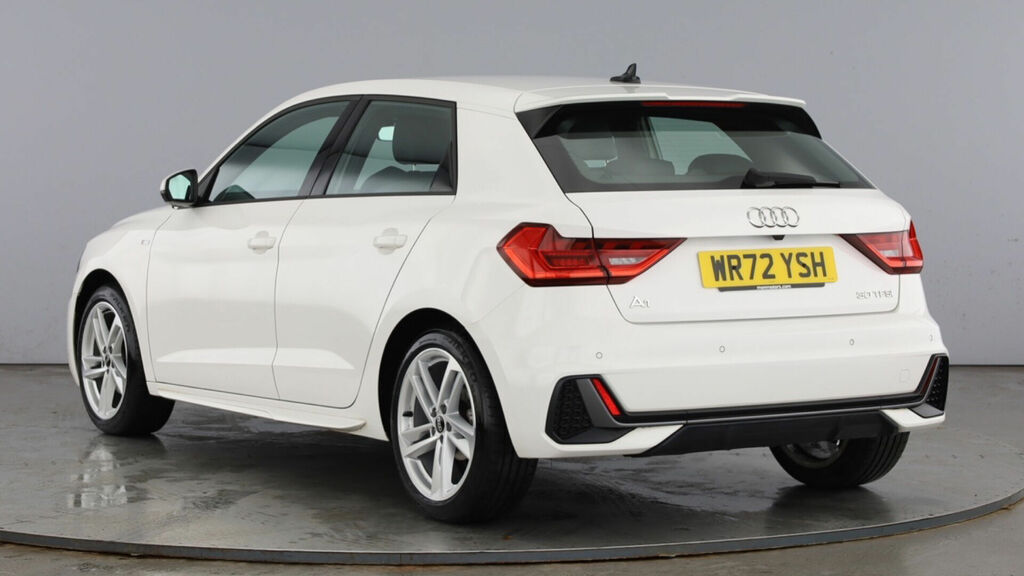 Audi A1 1.0 Tfsi 30 S Line Sportback Euro 6 5-Door WR72YSH White #3
