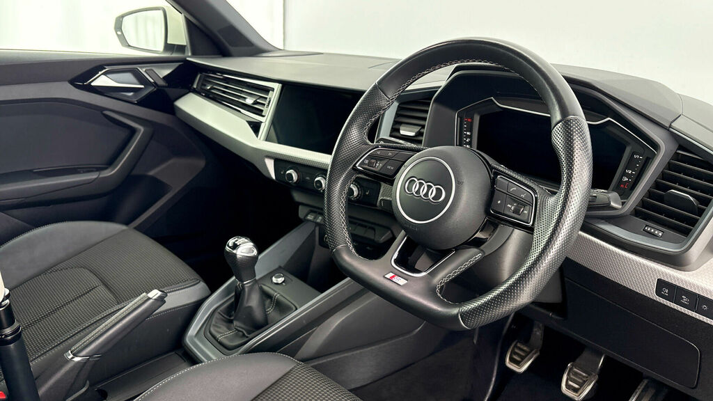 Audi A1 1.0 Tfsi 30 S Line Sportback Euro 6 5-Door WR72YSH White #6