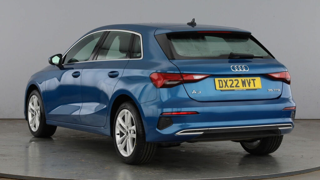 Audi A3 Tfsi 35 Sport Sportback Euro 6 5-Door DX22WVT Blue #3